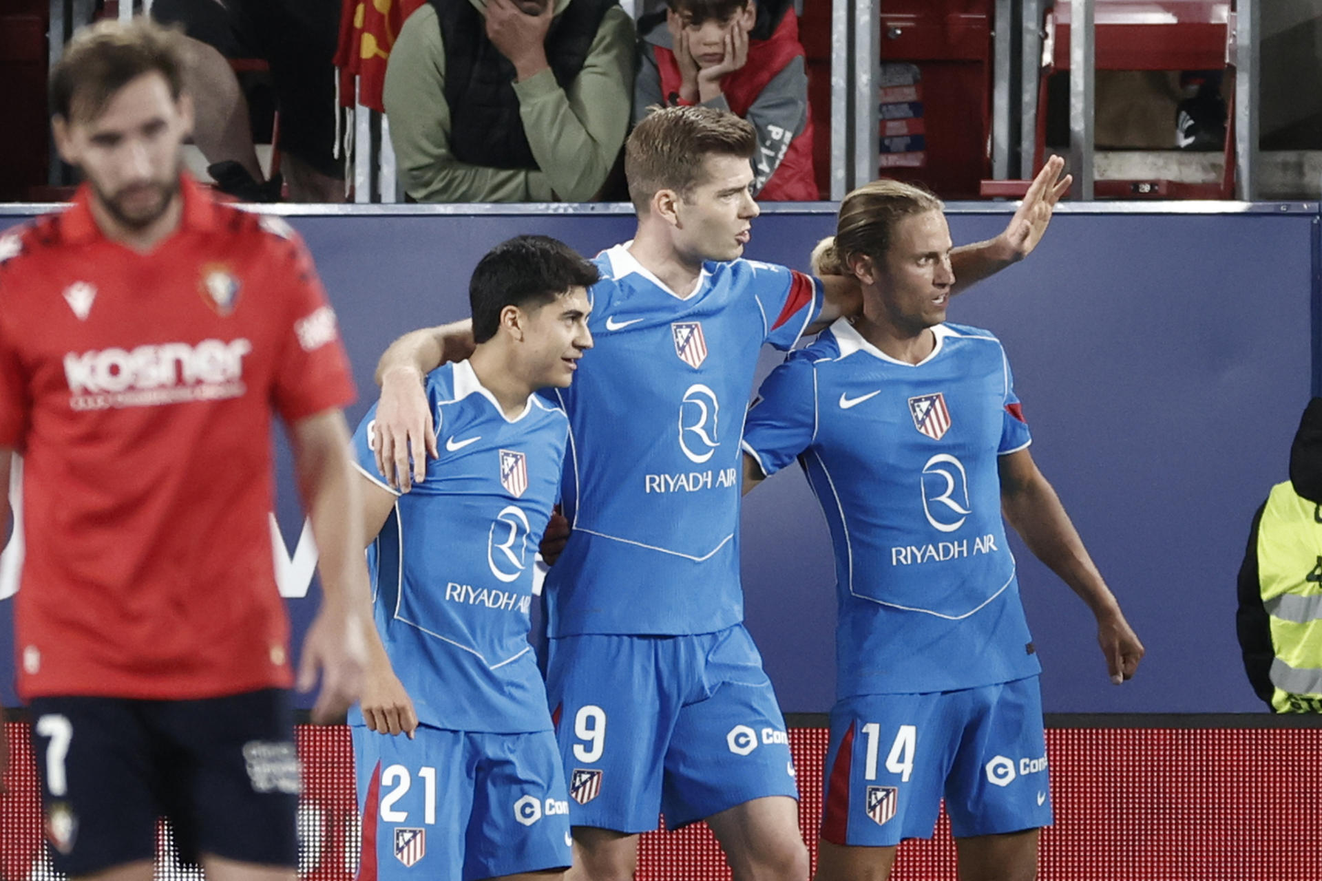 El Atlético de Madrid derrota al Osasuna y se mantiene en la zona alta ...